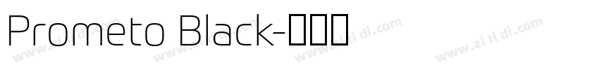 Prometo Black字体转换